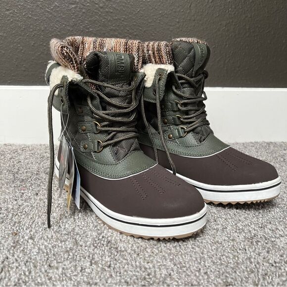 Womens Khombu Ruby Pack Boot Olive/ Brown - Picture 3 of 8